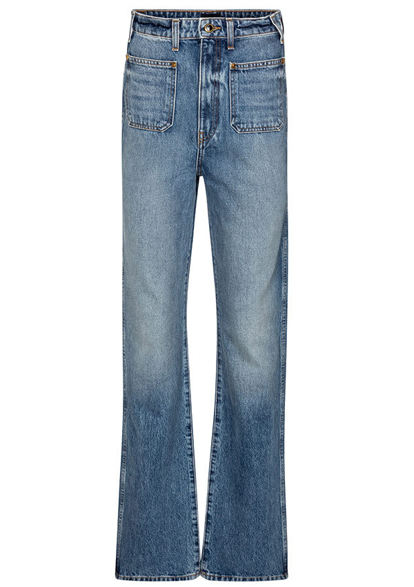Isabella high-rise straight jeans, Khaite